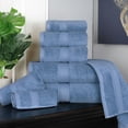 thumbnail image 2 of Superior 800 GSM Egyptian Cotton 8-Piece Towel Set, Soft Ultra Absorbent Towels, Stone, 2 of 7