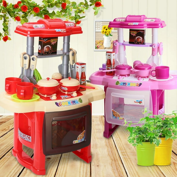 Baby Interesting Kitchen Set For Children S Home Cooking Tableware Walmart Com Walmart Com