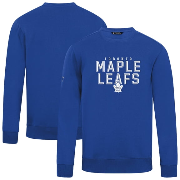 Men's Levelwear Royal Toronto Maple Leafs Zane Carve Pullover Sweatshirt