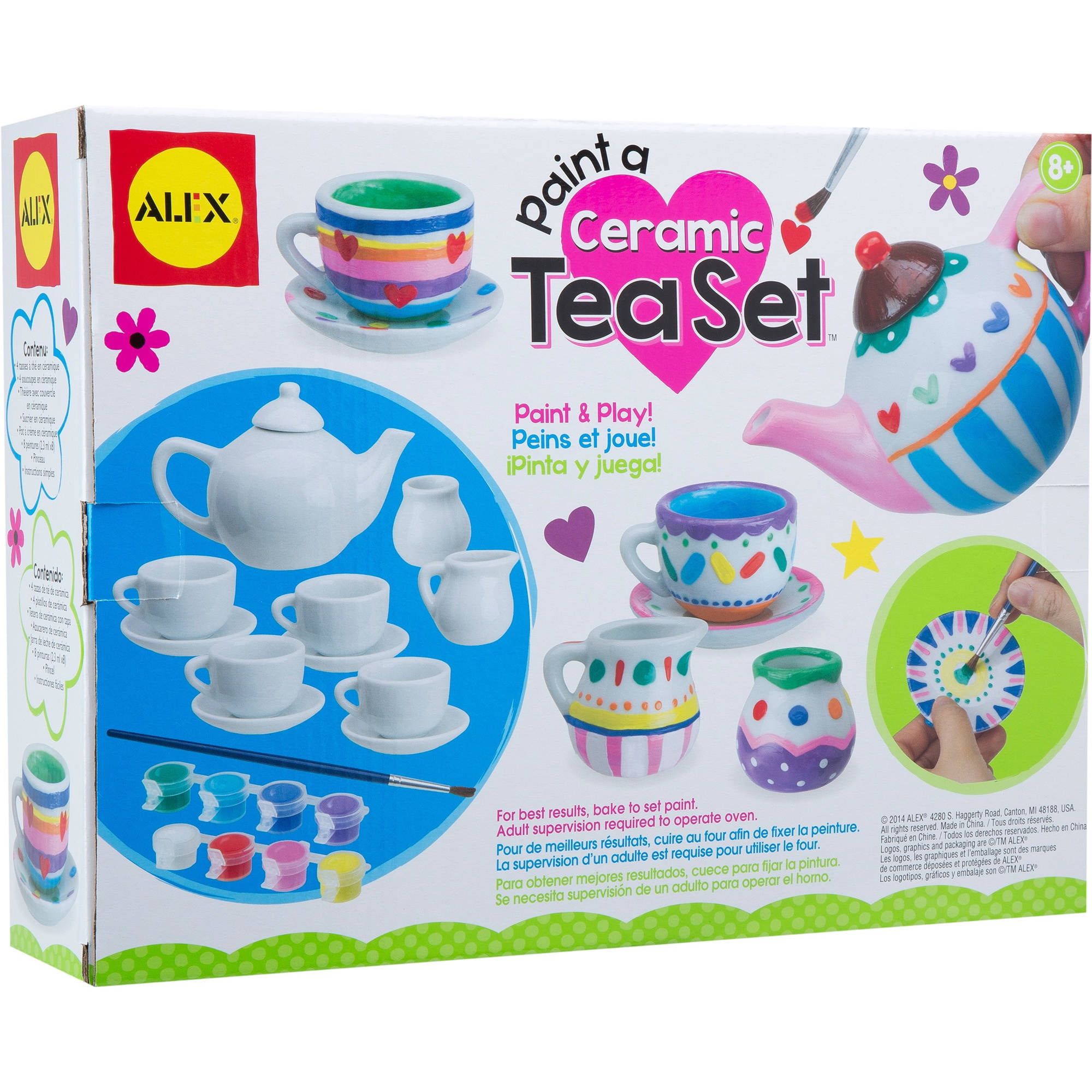 paint your own ceramic tea set