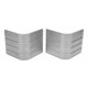 thumbnail image 1 of Capas de Esquina de Pontón, Tapas de Esquina de Bote Anti -impacto de aluminio por Esquina Redondeada de 90, 1 of 7