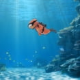 thumbnail image 3 of Unique Bargains Diver Aquarium Decorations Floating Diver Fish Tank Decorations Fun Floating Fish Decor Orange 1 Set, 3 of 7