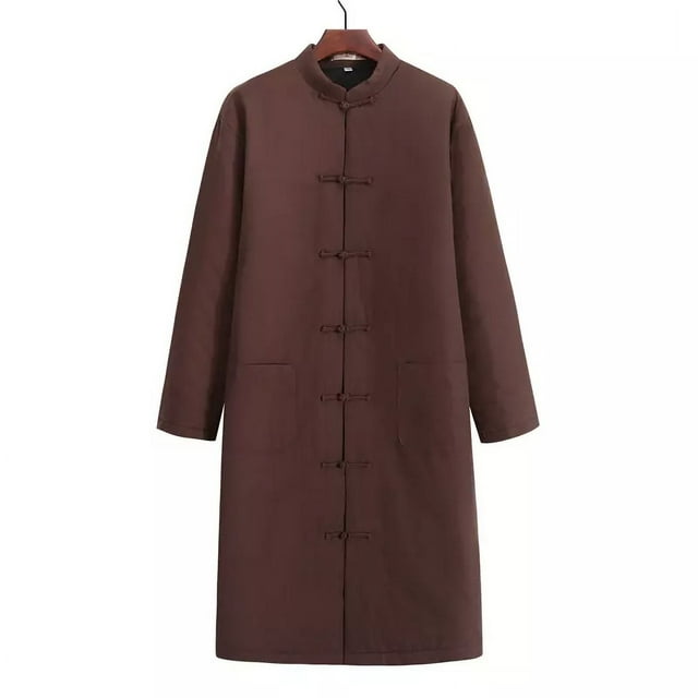 Chinese Traditional Tang Jacket Lonf Kung Fu Tai Chi Uniform Martial Thick Coat