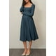 thumbnail image 4 of Vestido CHYRII para mujer, moda primavera 2025, A-Line, azul, XS, 4 of 6