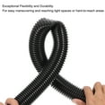 thumbnail image 4 of Uxcell EVA Flexible Vacuum Cleaner Hose, 39 mm Outer Diameter 2M Length Dust Collection Hose Black, 4 of 5