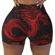 thumbnail image 2 of Fotbe Red Dragon On Black Shorts Sin Costuras – Shorts Deportivos de Cintura Alta para Mujer, Elásticos para Gimnasio, Yoga, Running o Ciclismo-Large, 2 of 8