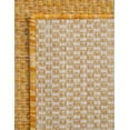 thumbnail image 5 of Unique Loom Outdoor Solid Collection Area Rug (10' x 13' 1" Rectangle Corn Harvest Yellow), 5 of 6