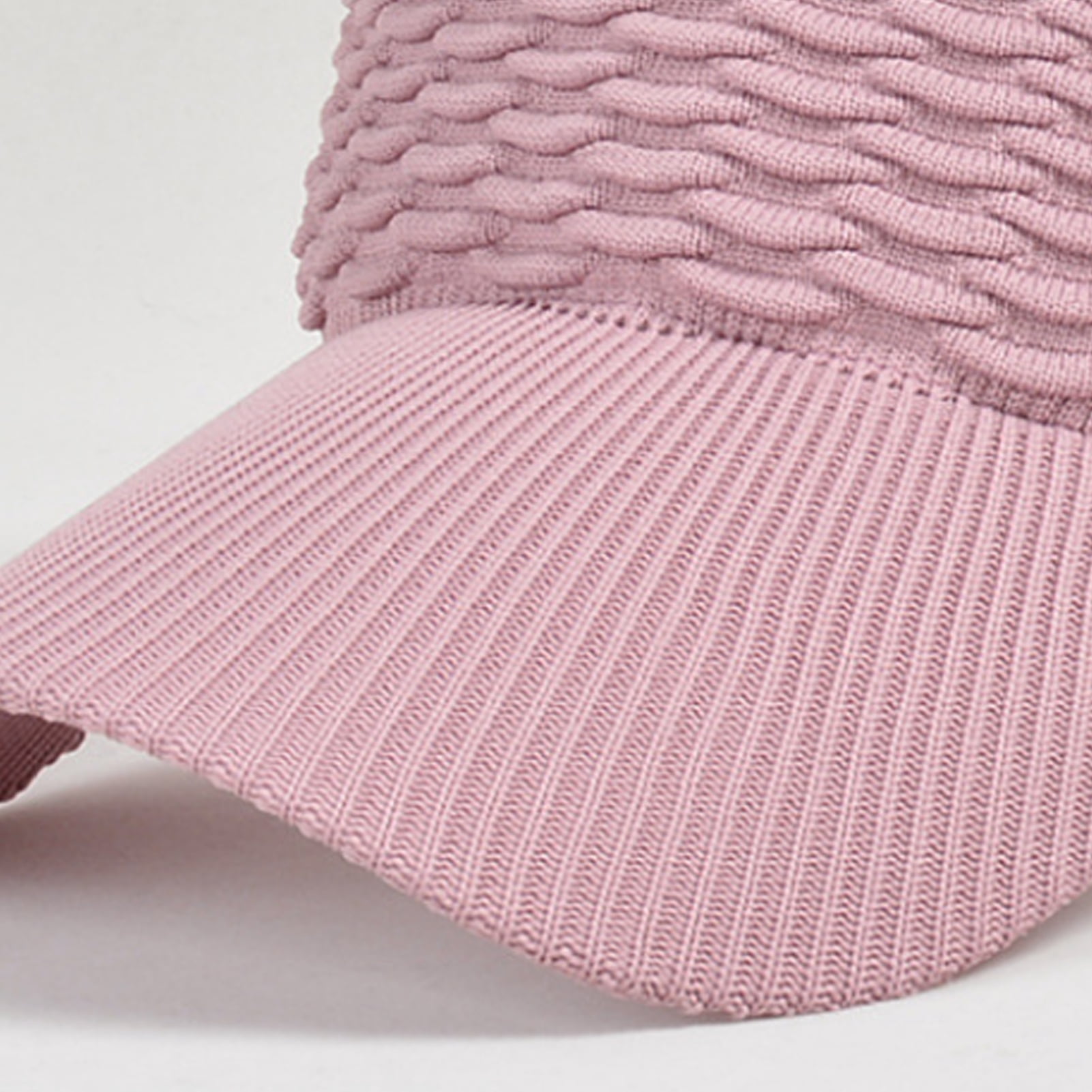 3 Pack Knitted Sun Visor Hats Quick Drying Wide Brim Sports Hats for Women Visland Women Sun Visor Hat for Women Knitted Hats Elastic  main image 2