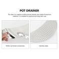 thumbnail image 5 of OULII Stainless Steel Pot Strainer with Handles for Easy Draining Silver Heavy Duty Kitchen Tool for Pasta Rice 10.5 x 5.9 x 0.8 inches, 5 of 8