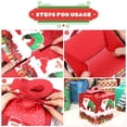 thumbnail image 3 of Cabilock - 24 cajas de regalo navideñas para fiestas navideñas, cajas de papel para dulces ligeras, cajas de cartón para galletas para fiestas navideñas (6 patrones, 4 para cada uno), 3 of 7