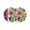 Multicolor, variant on Spring Daisy Round 13 Inch Placemats Set of 2, Pink Modern Abstract Art Dots Floral HeatResistant Non Slip Place Mats for Dining Table, Wipeable Braided Kitchen Table Mats for Housewarming