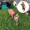 thumbnail image 4 of Figura antigua china Zulema Diorama miniatura 1:87 Tierra cultivable gris, 4 of 8