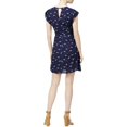 thumbnail image 2 of Maison Jules Printed Ruffled Dress Blue Notte Combo 2XS, 2 of 2
