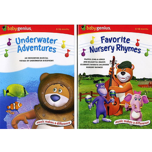 Baby Genius: Favorite Nursery Rhymes / Underwater Adventures 