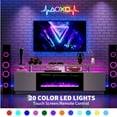thumbnail image 5 of Fireplace TV Stand with 36 Inch Electric Fireplace, Entertainment Center with Fireplace, 2-Tier TV Stand with Storage & LED, for TVs Up to 80", 5 of 7