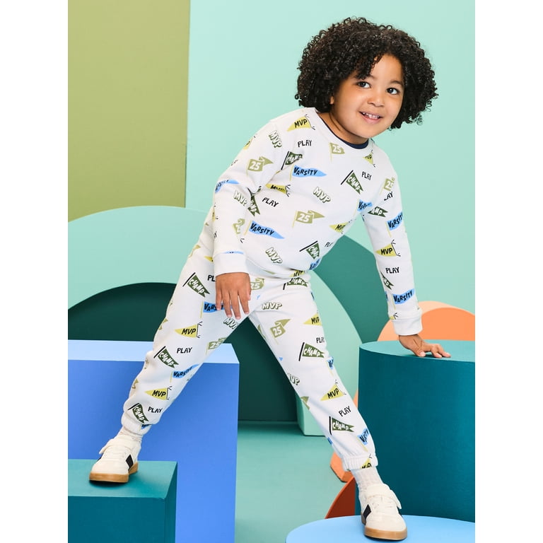 Garanimals Baby Boys Fleece Sweatshirt & Pant Set photo 2