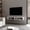 White, variant on White Floating Media Shelf With 2 Levels - Save Space And Style 2-shelf Organizer Rack Keep Your Neat Tidy