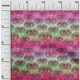 thumbnail image 2 of oneOone Polyester Spandex Pink Fabric Conversational Eye Craft Projects Decor Fabric Printed By The Yard 56 Inch Wide, 2 of 4