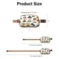 thumbnail image 7 of Crossbody Fanny Pack for Men&Women Fashionable Waterproof Fanny Pack with Adjustable Strap for Outdoors Workout Traveling Mushroom Sporty Waist Pack, 7 of 7
