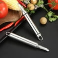 thumbnail image 6 of 2PC Shrimp Deveiner Tool,Stainless Steel Shrimp Deveining Tool,Portable Efficient Tool, and Peeler Portable Shrimp Deveiner, 6 of 9