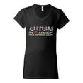 thumbnail image 3 of Autism Awareness Puzzle | Autism Is Not A Disablity Itâ€™s A Different Abilty Inspirational Christian Womenâ€™s Standard V-Neck Tee, Black, Medium, 3 of 5