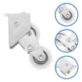 thumbnail image 4 of Miangastore 4 Pcs Poulie de Rail de Porte Coulissante Rouleau de Porte Écran Rouleau de Fenêtre Coulissante Rouleaux de Porte Patio Roue de Remplacement, 4 of 8