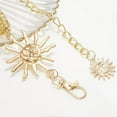 thumbnail image 4 of Women's Belt Metal Chain Moon Body Chains Belt Women Waist Chain Belt Jeans Dress, 4 of 10