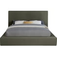 thumbnail image 3 of Meridian Furniture Dorian Green Velvet Full Bed, 3 of 8