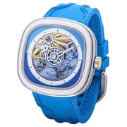 SevenFriday T1-09 Unisex Beach Club Blue Strap Automatic Watch
