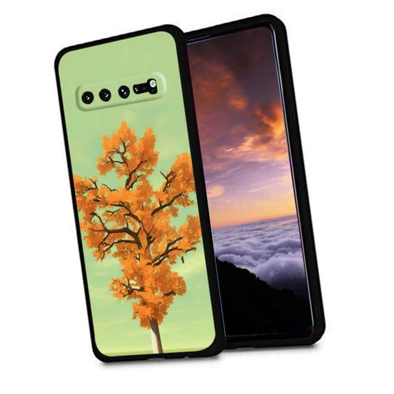 Compatible with Samsung Galaxy S10 Phone Case, oak-tree373 Case Silicone Protective for Teen Girl Boy Case for Samsung Galaxy S10