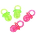 thumbnail image 4 of Flmtop 2Pcs Dog Toy TPR Pacifier Grinding Teeth Molar Reducing Pressure Pet Supplies Rose Red, 4 of 8