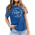 thumbnail image 2 of Autism Awareness T Shirts for Women 2026 Summer Casual Short Sleeve Crewneck Graphic Tees, 2 of 5