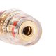 thumbnail image 4 of Conector de terminal de altavoz de enchufe de socket de banana de 4mm chapado en oro de 4 piezas para amplificador con carcasa transparente, 4 of 4