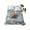 Blue Brown Turtle, variant on Blue Jellyfish Coastal Flat Sheets Only Twin XL Size, Soft Breathable Bed Top Sheets for Mattress, Summer Beach Nautical Starfish Coral Bedding Flat Sheets for Home Hotel Bedroom Bed Protection