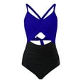 thumbnail image 4 of Afdoent Women's One Piece Swimsuits Womens Swimsuits High Waisted Bathing Suit Wrap Tie Back 1 Piece Swimsuit Women's Clothing, 4 of 5