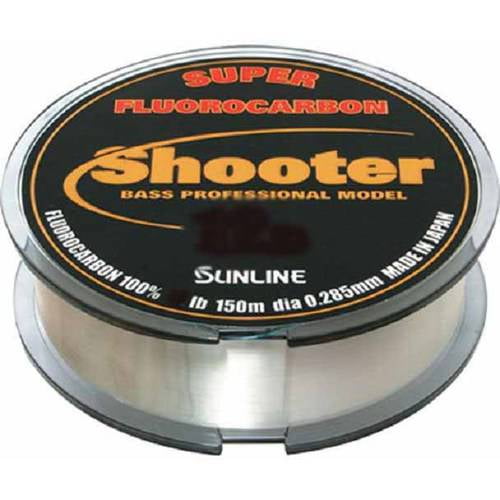 Sunline New Shooter Fluorocarbon Fishing Line, Natural Clear, 150 M