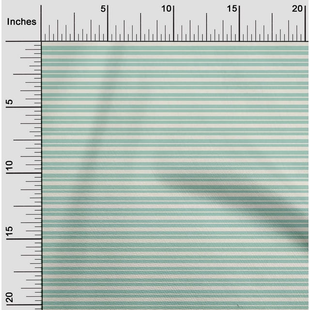 oneOone Viscose Chiffon Light Mint Green Fabric Stripes Craft Projects Decor Fabric Printed By The Yard 42 Inch Wide