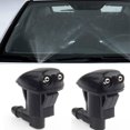 thumbnail image 2 of Universal Black Auto Car Front Windshield Washer Nozzle Wiper Spray V6W7, 2 of 9