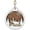 A, variant on OADUKQ Nativity Ornament, Boxwood Carved Christmas Tree Ornament, Christmas Tree Mantel Gift, Three Camels, 3.7 X 3.27 in