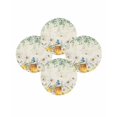 thumbnail image 7 of 15 Inch Round Placemats Set of 4, Daisy Spring Floral Non Slip Heat Insulation PP Table Mats, Farmhouse Botanical Green Leaves Washable Place Mats for Kitchen Dining Party Table Decor, 7 of 7