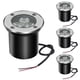 thumbnail image 1 of 3 uds luces empotradas de bajo voltaje luz LED para pozo luz de paisaje 3W 12V 24V impermeable IP67 luces de camino al aire libre (blanco frío), 1 of 5