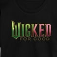 thumbnail image 3 of Wicked: Part 2 -  For Good Logo - Juniors Cropped Short Sleeve Graphic T-Shirt, 3 of 5