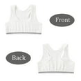thumbnail image 2 of Girls' Training Bras Lightly TrainerThin Cotton Breathable No Wire Little Girl Bras Teens 10-16 Years, 2 of 5
