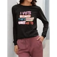thumbnail image 2 of Voting Rights Statement Tee Long Sleeve Women's, 2 of 4