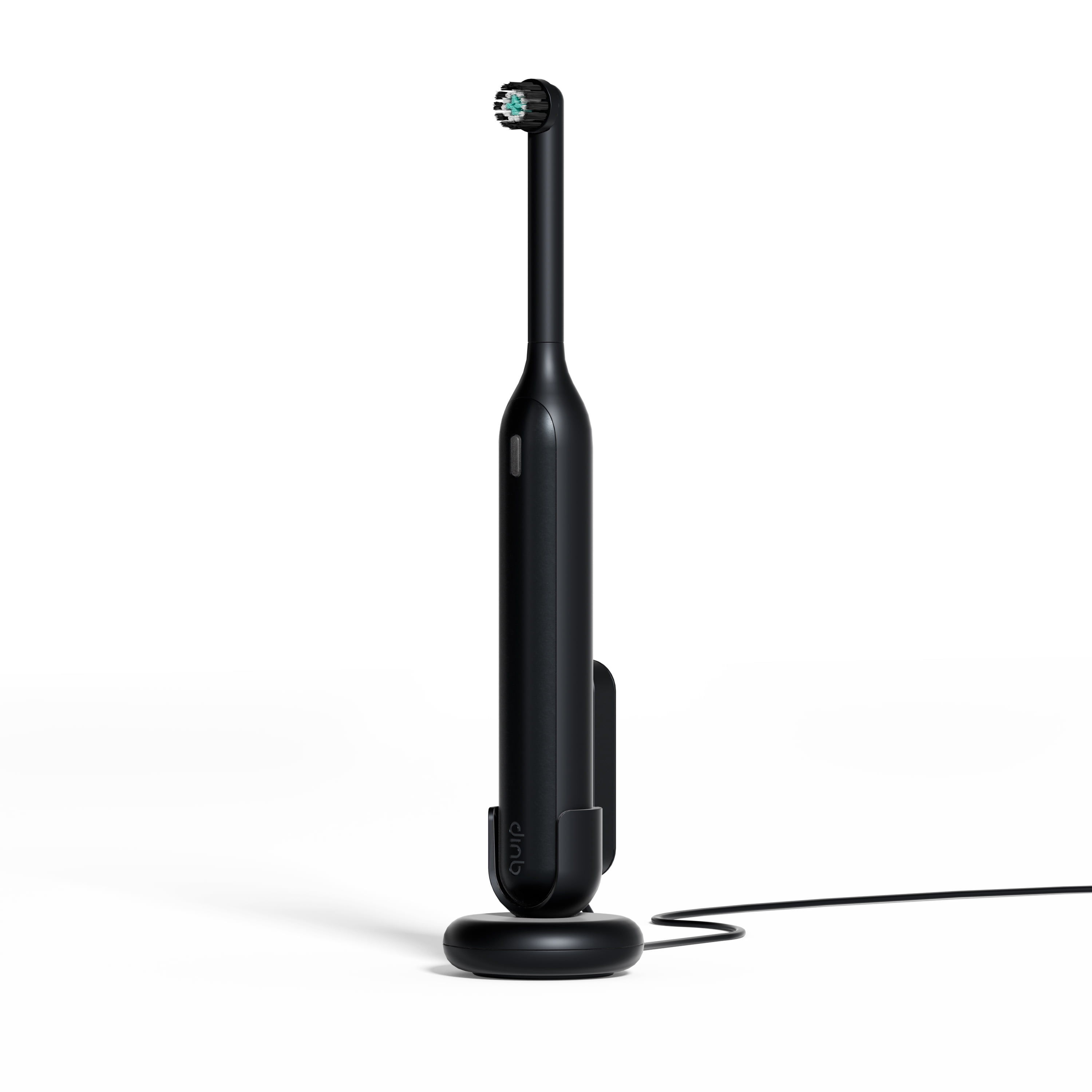 Quip Rev Oscillating Rechargeable Electric Toothbrush, Adult Compact Head, Black Night