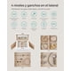 thumbnail image 3 of SONGMICS Joyero de 4 niveles, estuche de viaje con asa, 3 cajones, organizador de joyas con cerradura con espejo, blanco, 3 of 5