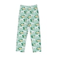 thumbnail image 4 of Goofa Horse And Flower Printed Soft Pajama Pants for Men, Wide Leg Comfy Casual Lounge Yoga Pants-Medium, 4 of 9