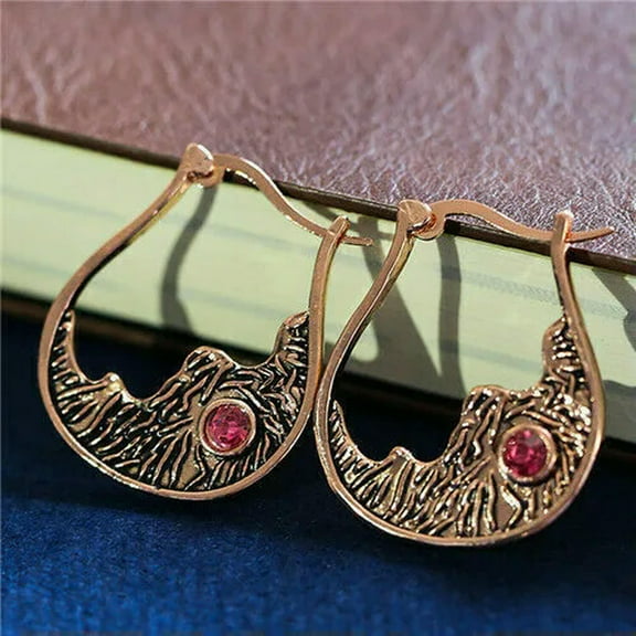 K-KED Fashion Turquoise 925 Silver Ear Hook Women Earrings Wedding Dangle Drop Jewelry-#1