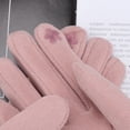 thumbnail image 2 of Minnieouse Guante Calentador Cómodo Guantes a prueba de viento Bowknot Coreano Simple Manopla Montar Conducir Nuevo Otoño Invierno Elegante guantes y mitones Rosado Minnieouse AP014338-03, 2 of 6