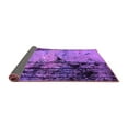 thumbnail image 2 of Ahgly Company Indoor Square Oriental Purple Industrial Area Rugs, 7' Square, 2 of 4